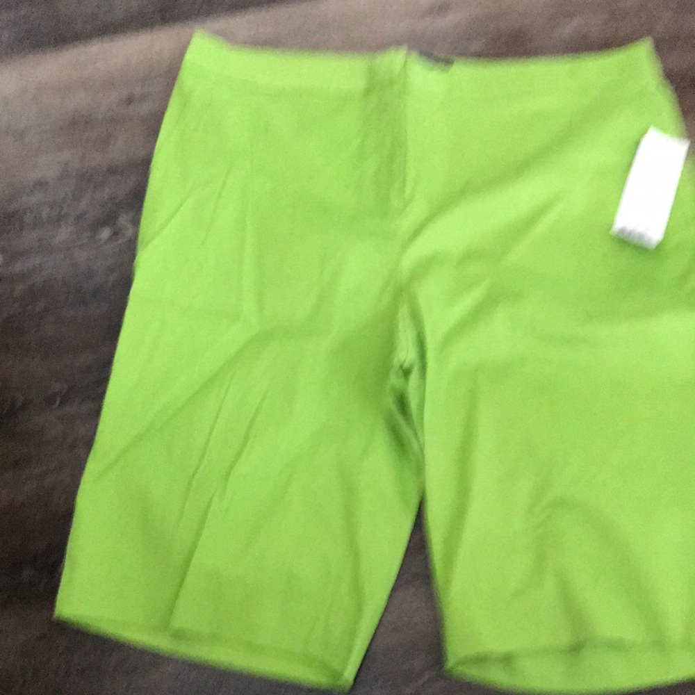 Vibrant Green Women's Shorts 97% cotton 3% polyester